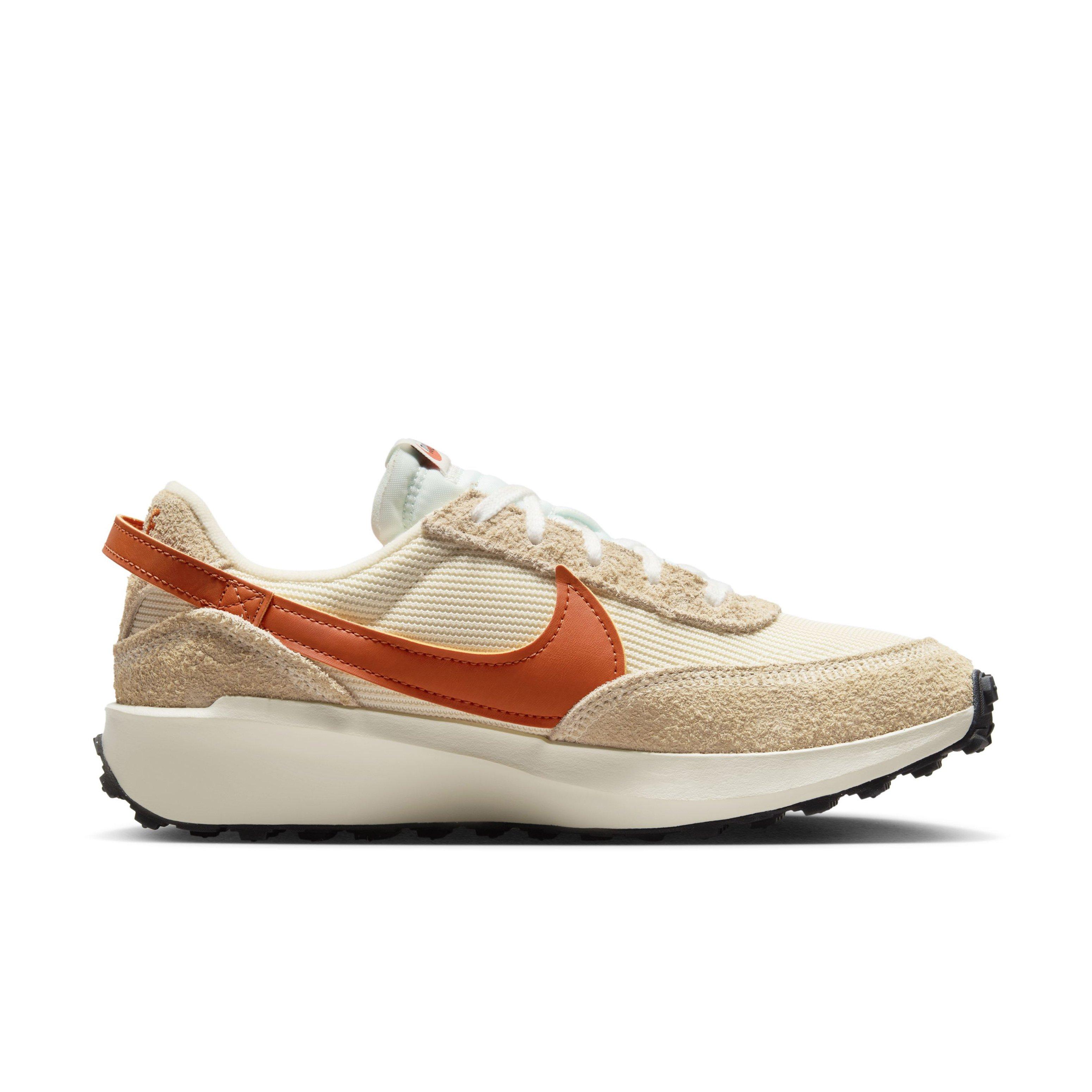 Nike Waffle Debut Vintage "Muslin/Coconut Milk/Black/Campfire Orange" Women's Shoe
